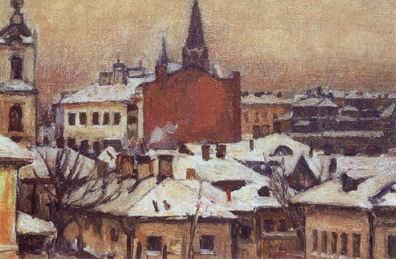 Vasily Surikov View of the Kremlin Norge oil painting art